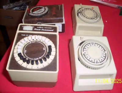 Vintage - 24 Hour Lighting Timers  Easy To Set And Use, View more