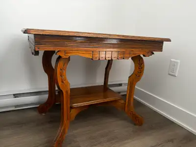 Table Antique en Chêne 1940-50 Style Eastlake, View more