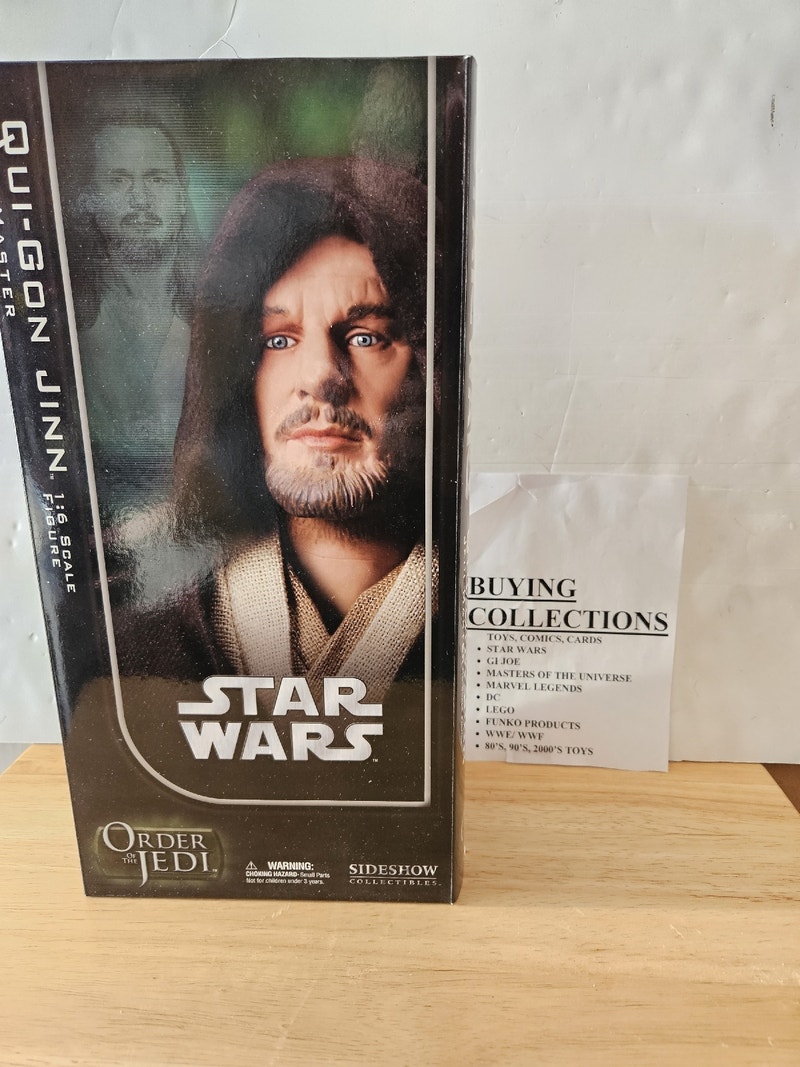 Star Wars Sideshow Order of the jedi Quigon Jinn figure Arts