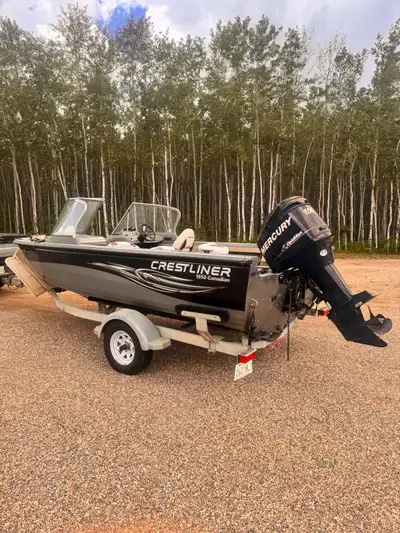 2009 18.5 foot. Crestliner. Low engine hours. New prop. New trailer tires. Engine is 150 optimax . I...
