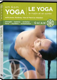 DVD de yoga à 10 $ chaque et un livre à 20$