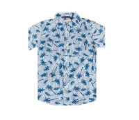 TCP - Boys Size 5/6 Small Palm Tree Oxford Shirt