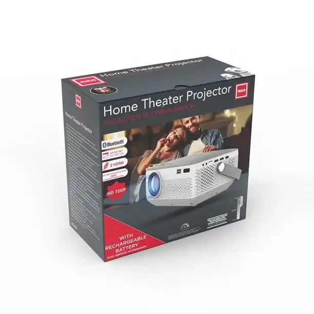 RCA 720p Bluetooth Built-In Battery Home Theater Projector in General Electronics in City of Toronto - Image 2