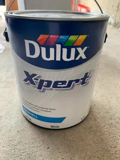 Dulux X-pert interior paint eggshell 3.7L light grey (not open), View more
