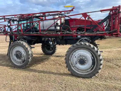 2008 case 3320 2850 hrs New hoses on booms New flow meter Hydraulic axel adjustment Sectional contro...