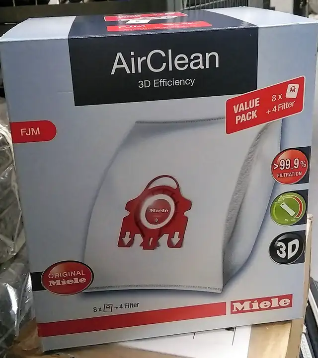 Miele AirClean FJM (F/J/M) Vacuum filter bag (2 bags left) in Other in Markham / York Region - Image 2