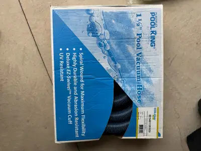 NEW !! Pool King 35’ Pool Vacuum Hose 1 1/2 Brand new in box Pick up only No trades Looking for $35...