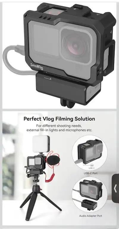 This SmallRig Cage for GoPro 3083C is in excellent, nearly new condition, having only been taken out...