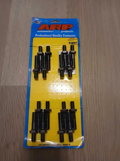 New set of ARP rocker studs for small block Chev and small block Ford. Part# 100-7101. 7/16" base si...