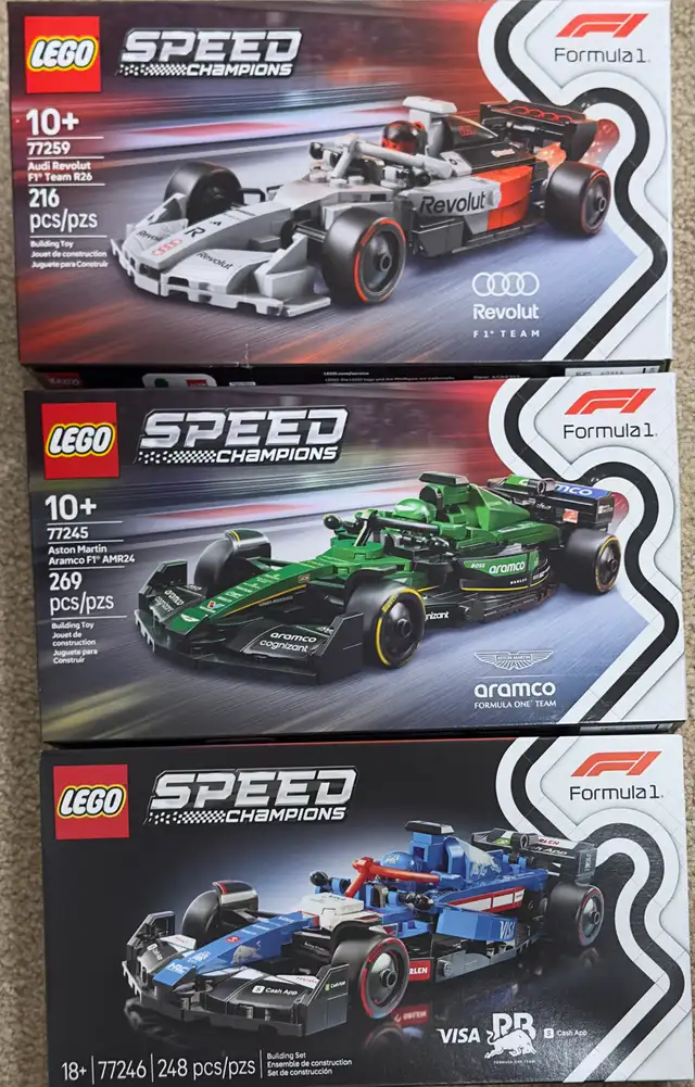 NEW 3 pk Lego Speed Sets