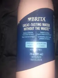Brita pink filtered water bottle with new filter!!