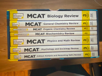MCAT - Princeton set of 7 books