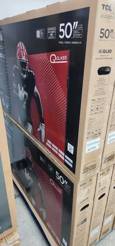 QLED TV SALE! 2024 - TCL 50" (Q65) 4K UHD HDR QLED Smart tv, View more