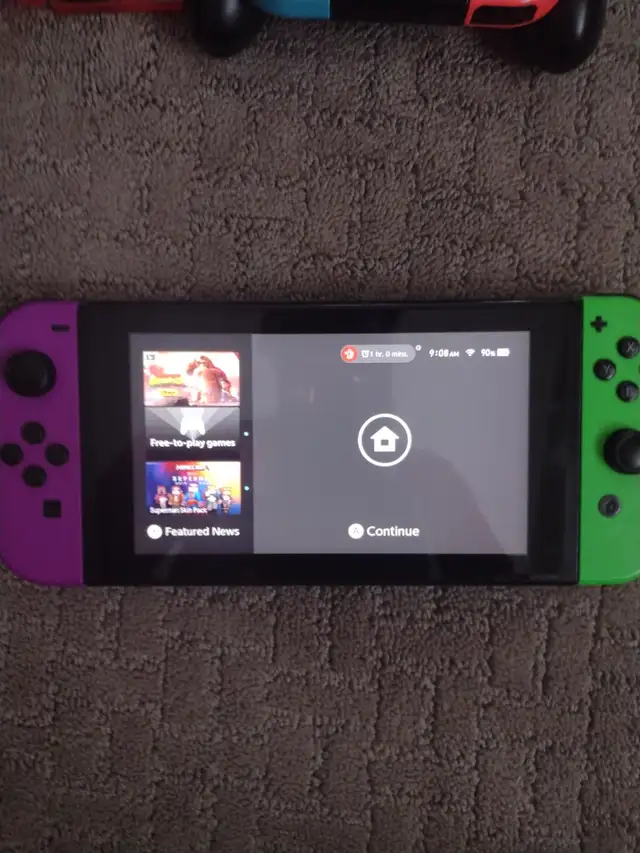 Nintendo switch with headset pro controller 5 games and micro sd63234727248385121