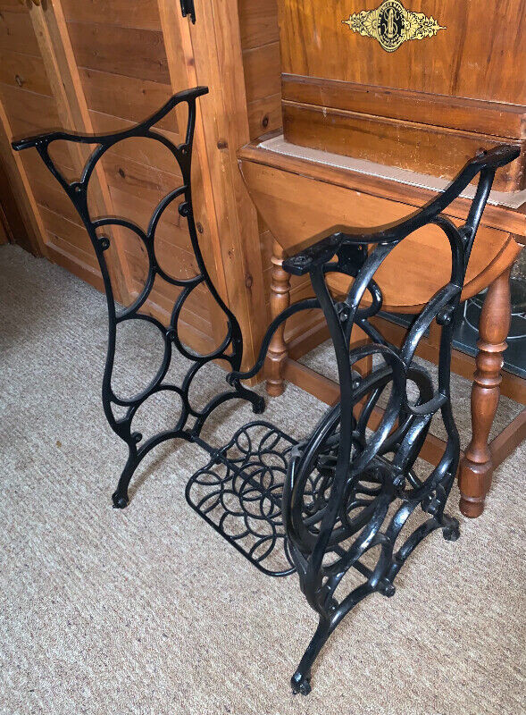 Cast Iron Treadle Sewing Machine Base, no top included for sale  