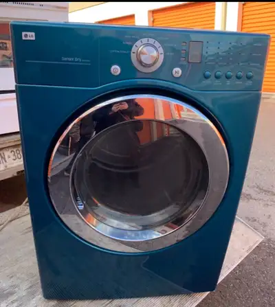 LG stackable dryer work condition delivery available , View more