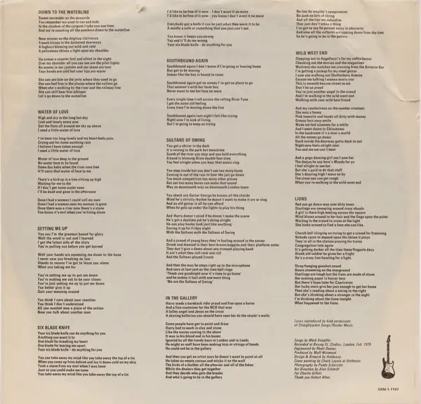 Dire Straits 1978 debut record album vinyl LP original pressing in CDs, DVDs & Blu-ray in Markham / York Region - Image 7