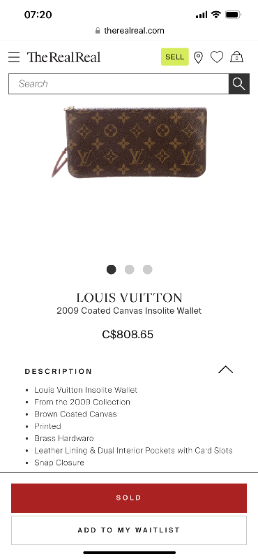 Louis Vuitton Coated Canvas Monogram Insolite Wallet White 2009 in Women's - Bags & Wallets in City of Toronto - Image 9