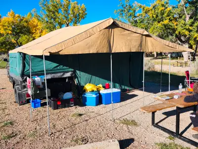 I'm selling a very unique and rare 2012 overland tent trailer made by Canadian Range Trailer Ltd. Th...