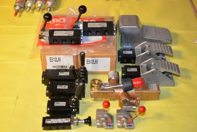New Air Hand & Foot Valves, FLRs, Vibrators, Eductors, Fittings,, View more