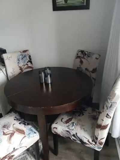 I bought this last year from BadBoy furniture fairview Burlington for $899 with the table and 4 grey...
