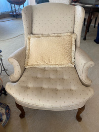 Elegant Wingback Chair for Sale!