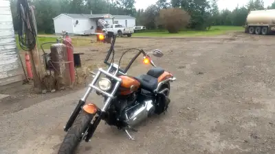 2014 Harley Breakout whiskey orange 9000kms rode once in the last 3 years, $16500 will trade for sxs...