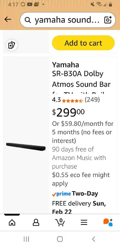 Yamaha Sound Bar, View more