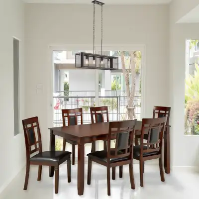 Brand New Wooden Dining Table Set For 6 Person In Huge Sale, View more