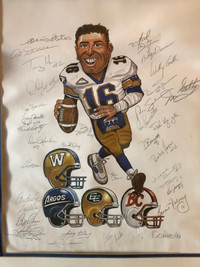 Andy Donato Limited Edition CFL Signed Art