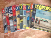 Vintage 50's Sports Cars Illustrated Magazines
