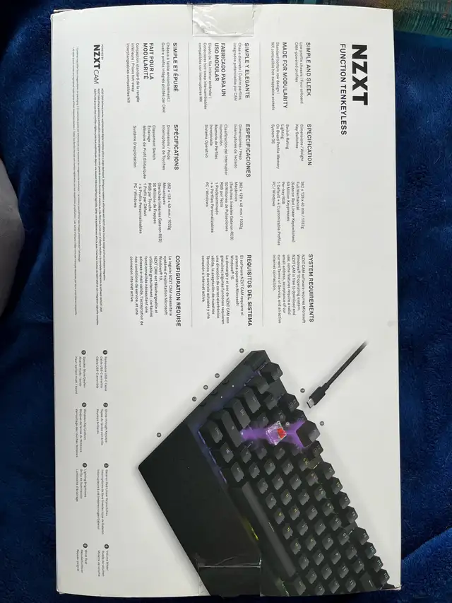 NZXT Keyboard 414907031565772801