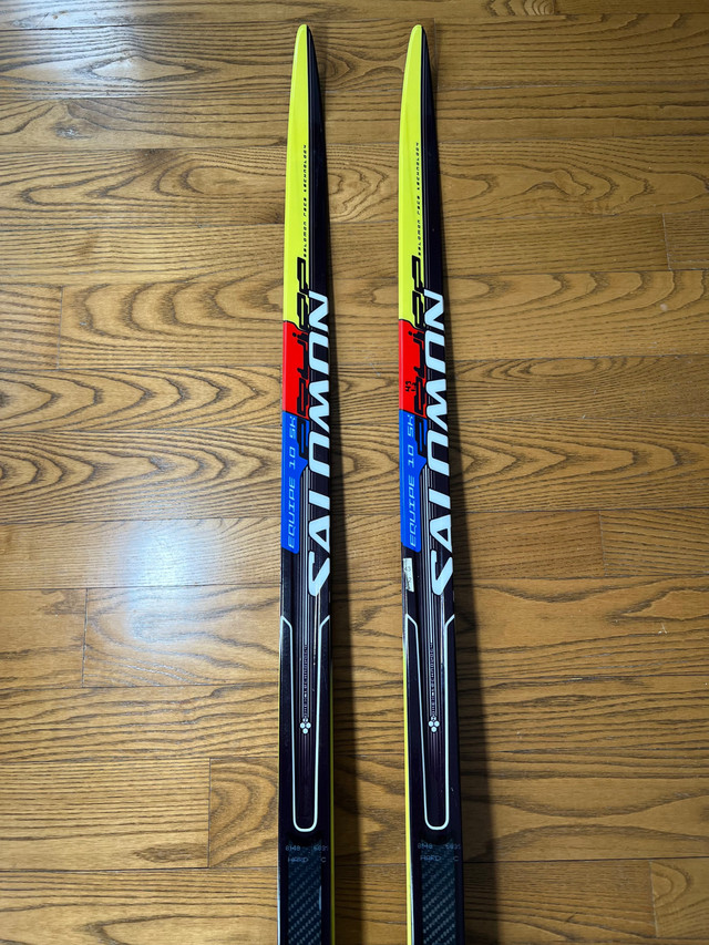 Ski de patin Salomon 174cm+Bottes+Pôles/DEAL à 460$ valeur 2000$ dans Ski  à Laval/Rive Nord