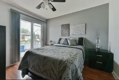 Grand 5-1/2 chauffé et éclairé à Louer dans le  vieux  Longueuil