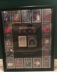 1992 Ultra Pro for MLB Limited Edition Framed Card Set