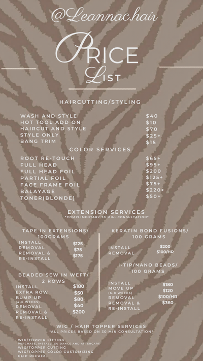 ✨✨ HAIR STYLING SERVICES ✨✨, View more