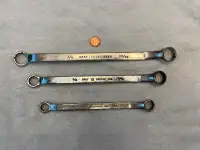 Lot of 3 Gray Canada Box End Wrenches