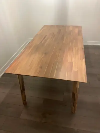 STRUCTUBE acacia wood dining table, View more