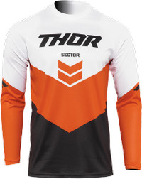 Thor jersey motocross Sector rouge homme Large ***Neuf***