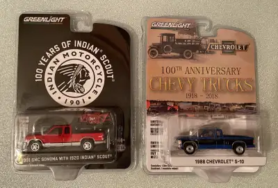 Chevrolet S10 Indian Motorcycles & Chevy 100th Pair , View more