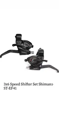 New Shimano ST-EF41 3x6 Speed Shifter Brake Lever Set EZ Fire