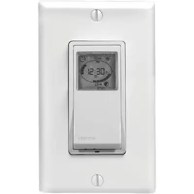 Leviton Vizia+ 24 Hour Astronomic Timer , LED, CFL, Motor, View more