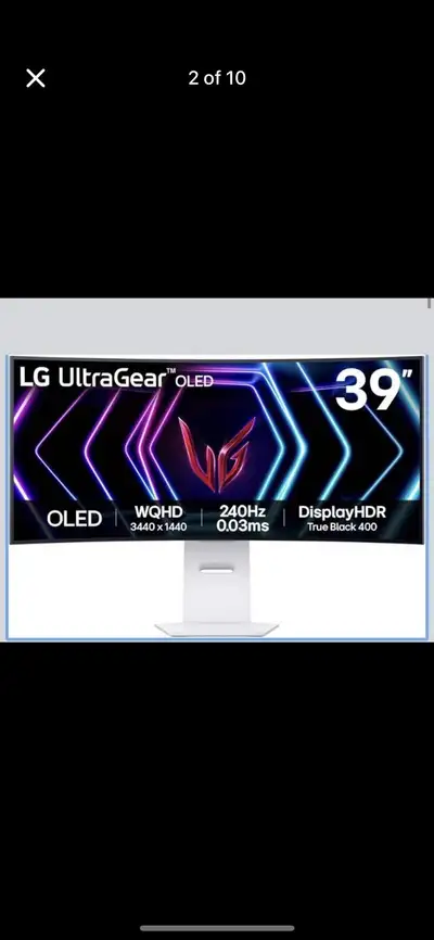 LG Ultragear™ OLED 39GS95QE-W - 39" Curved OLED Gaming Monitor |, View more