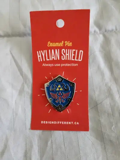 Zelda Hylian Shield Pin, View more
