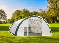 High Quality Dome Storage Shelter 30'x65'x15' (450g PVC)