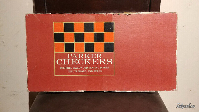 Jeu de Dames Vintage Parker Checkers dans Jouets et jeux  à Longueuil/Rive Sud