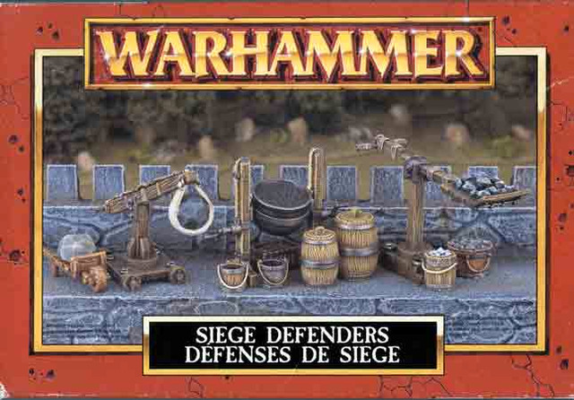 Siege Defenders Warhammer Bretonnian 1998 AD&D Mini Scenery WFB in Toys & Games in City of Toronto
