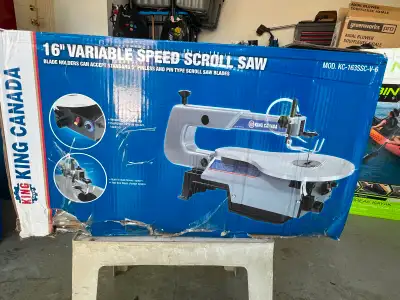 King Canada 16” scroll saw, View more