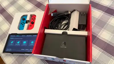Modded Nintendo Switch OLED Bundle with 10 Games, View more