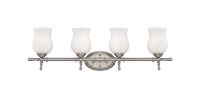 Eurofase Regency 4-Light Satin Nickel Bath Bar Vanity Light, View more